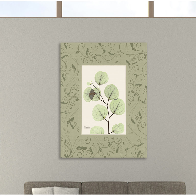 "Eucalyptus", toile tendue par Albert Koetsier, H 40 po x l 30 po x P 1,5 po