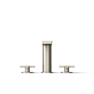 Composed Deck-Mount Bath Faucet With Cross Handles