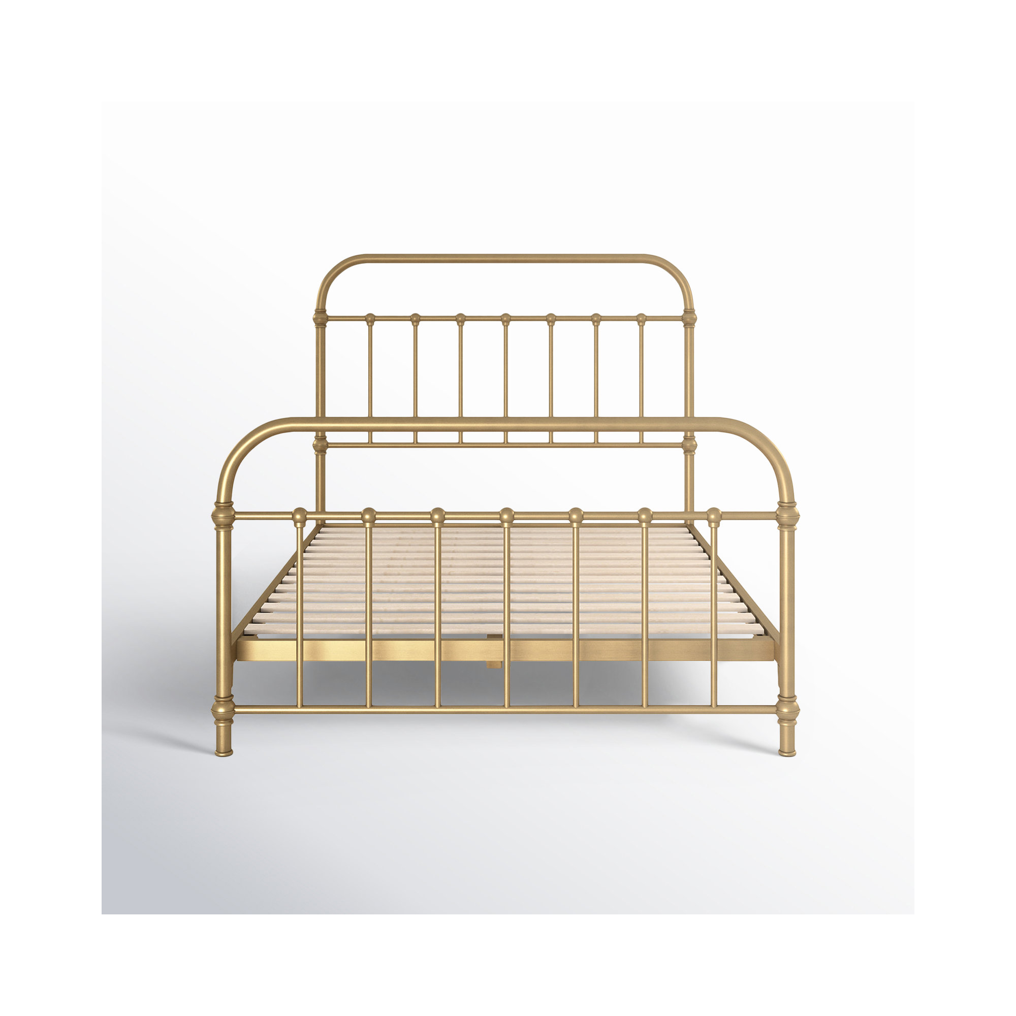 Niles Metal Bed, Antique Bronze, King