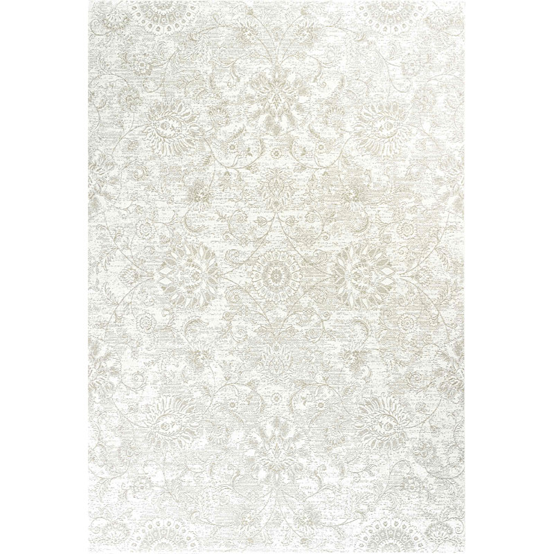 Hachirou Damask Indoor / Outdoor Area Rug, Rectangle 160cm x 230cm