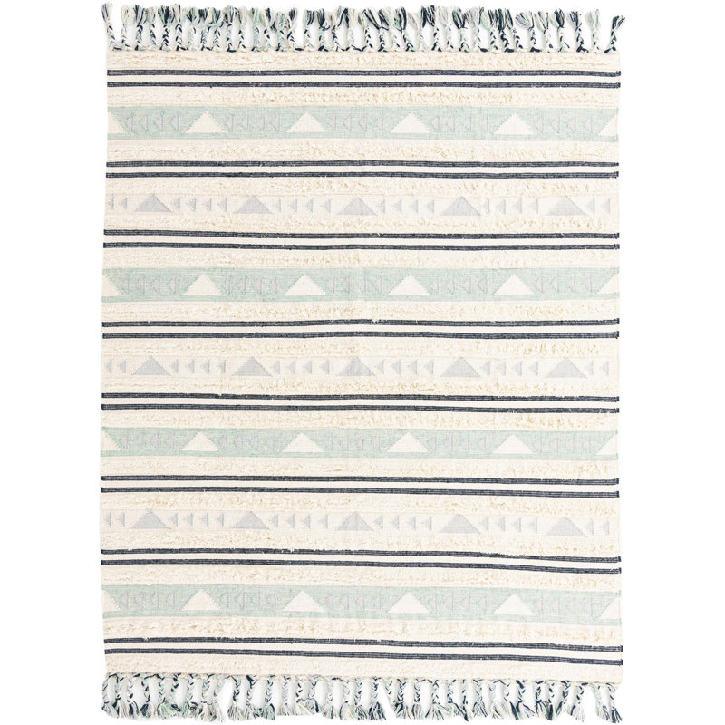 Tapis beige contemporain Annonciata, Rectangle 8 pi x 10 pi