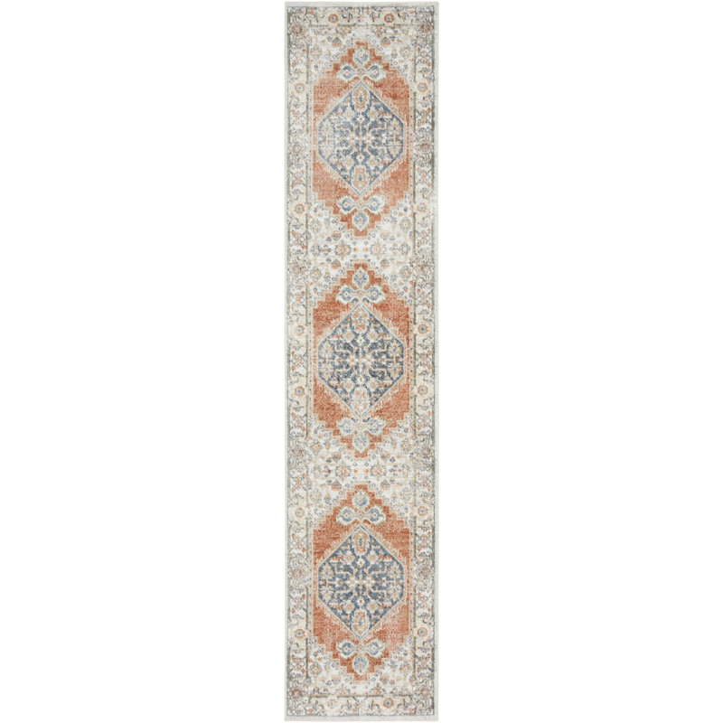 Lagasse Washable Oriental Rug, Runner 2'2" x 10'
