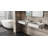 Badeloft 23.6" x 19.6" Square Stone Resin Wall Mounted Bathroom Sink WT-04-E-M in Matte White-40673388