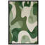 Abstrait, impression sur toile encadrée de chambre à coucher encadrée vert clair et vert foncé-109881639-109881640