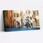 Ensemble de 1 tableau sur toile représentant une course cycliste-130712020-130712023