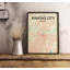 Kansas City Map 1 Piece Wall Art-540142213