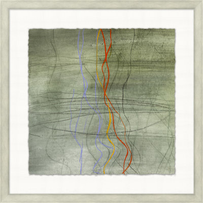 Underneath the Harbor 1 - Peinture encadrée sur papier