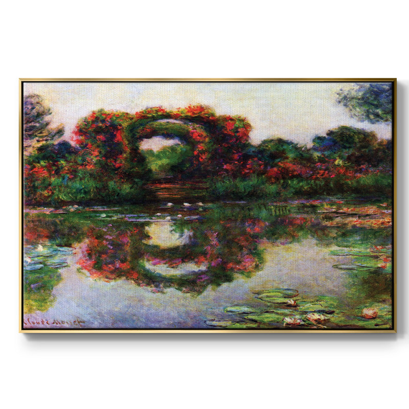 Monet, H 25 po x l 37 po x P 2 po, Or