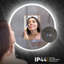 Horow Acrylic Round Bathroom Mirror with Led Lights - Anti-fog Wall Mounted -50/60cm-761995560