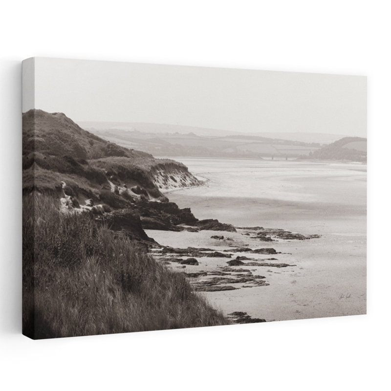 Rock Beach, art côtier abstrait, H 24 po x l 36 po