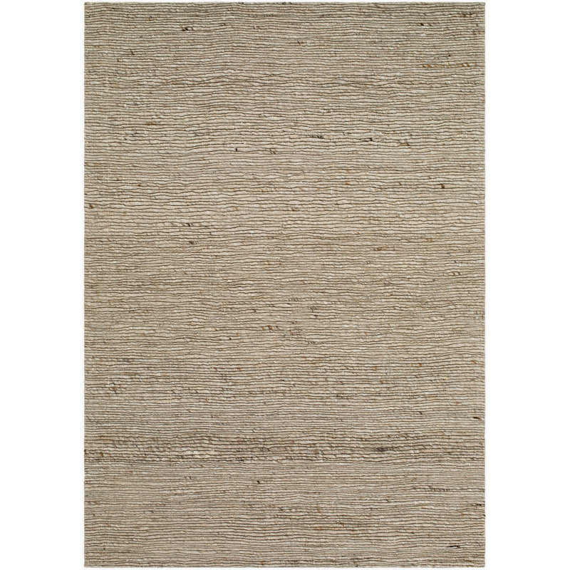 Tapis fait à la main Ralph, Beige / crème / grès, Rectangle 10 pi x 14 pi