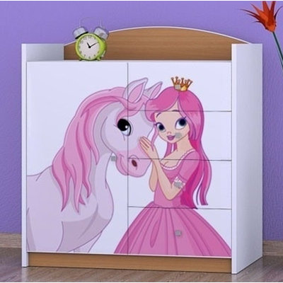 Scullin Kids 4 - Drawer Combo Dresser
