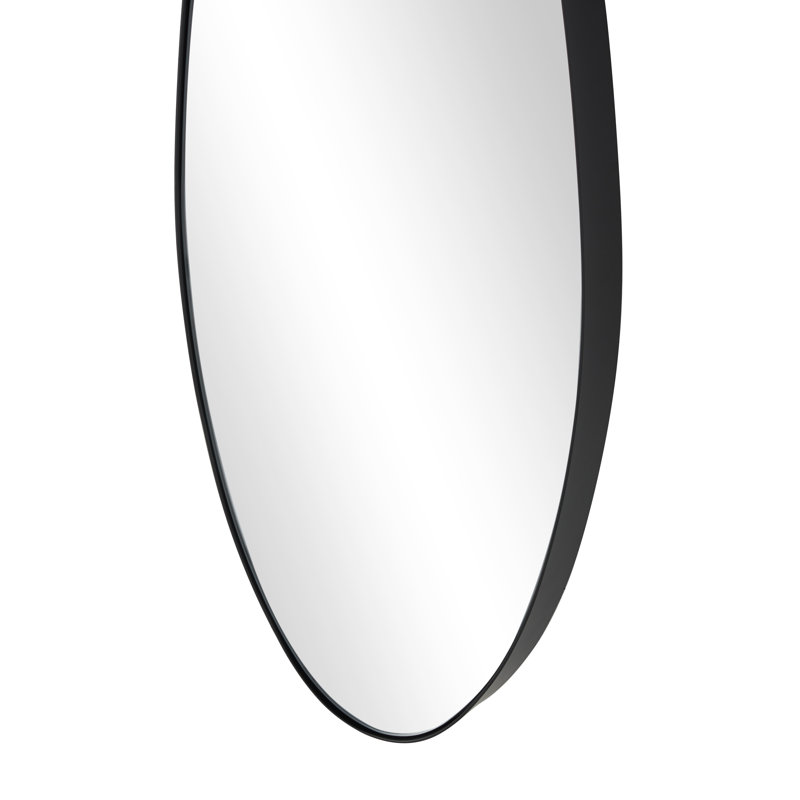 Grand miroir mural Cole and Grey, Noir, noir, noir, noir
