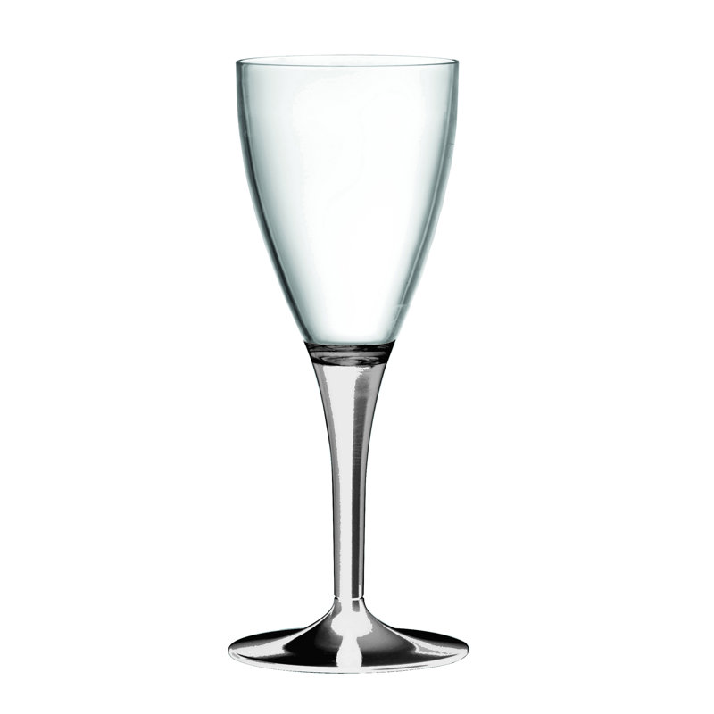 Verre à vin en polycarbonate - 6 pièces, Clair