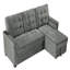 Wilcoxen 3 Seater Foam Sofa Bed-1737200568-1737200569