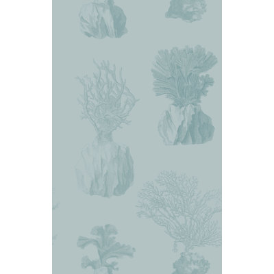 Coral 33' L x 20.5" W  Wallpaper Roll