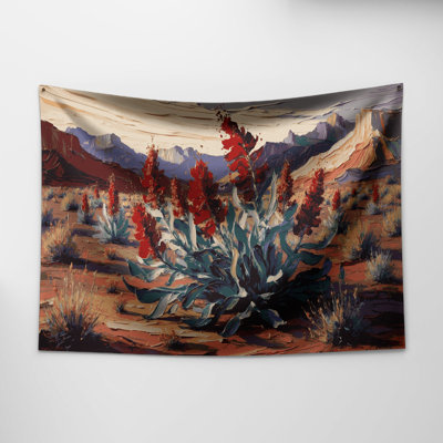 Southwestern Plants Indian Paintbrush 167 Wall Tapestry