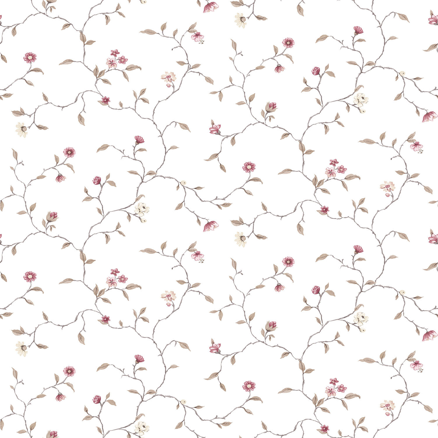 Kitchen Recipes Wallpaper, Pink/Red