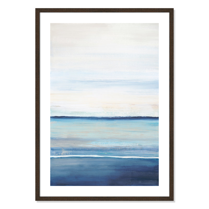 Distant Whispers by Filippo Ioco, Walnut Wood Framed Paper, 35.5" H x 25.5" W x 0.75" D
