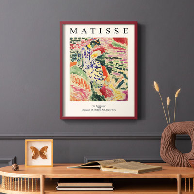 Matisse CC III, reproduction encadrée - bois massif