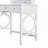Makeup Vanity Table with Reversible Mirror and 5 Drawers, Stylish Dressing Table Set with Comfortable Stool