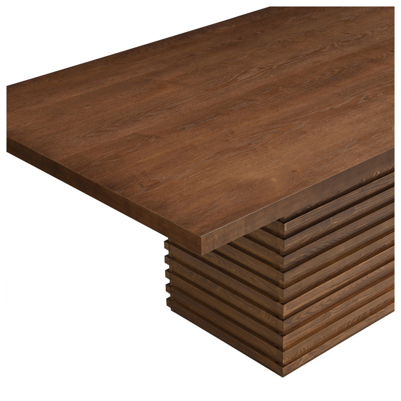 Table de salle à manger Coad, Dark Brown Wood
