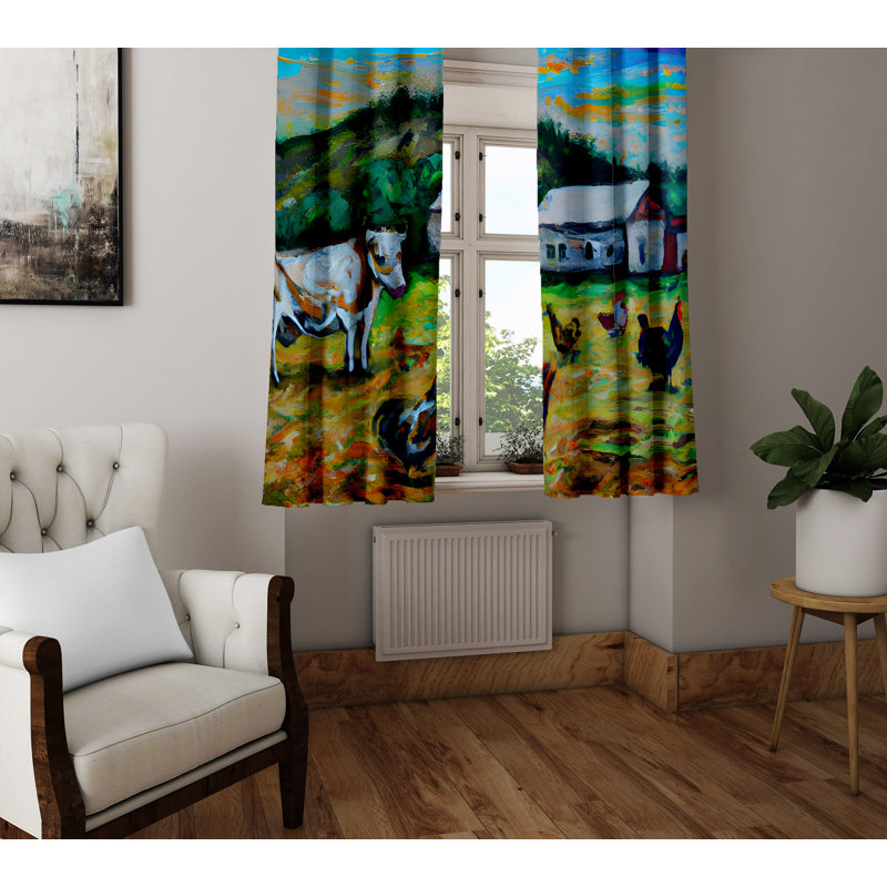 Rideau en polyester Alexzandre, L 40 po x L 61 po