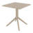 Farrah 3-Piece Square Patio Bistro Set with Stackable Chairs-1052249804