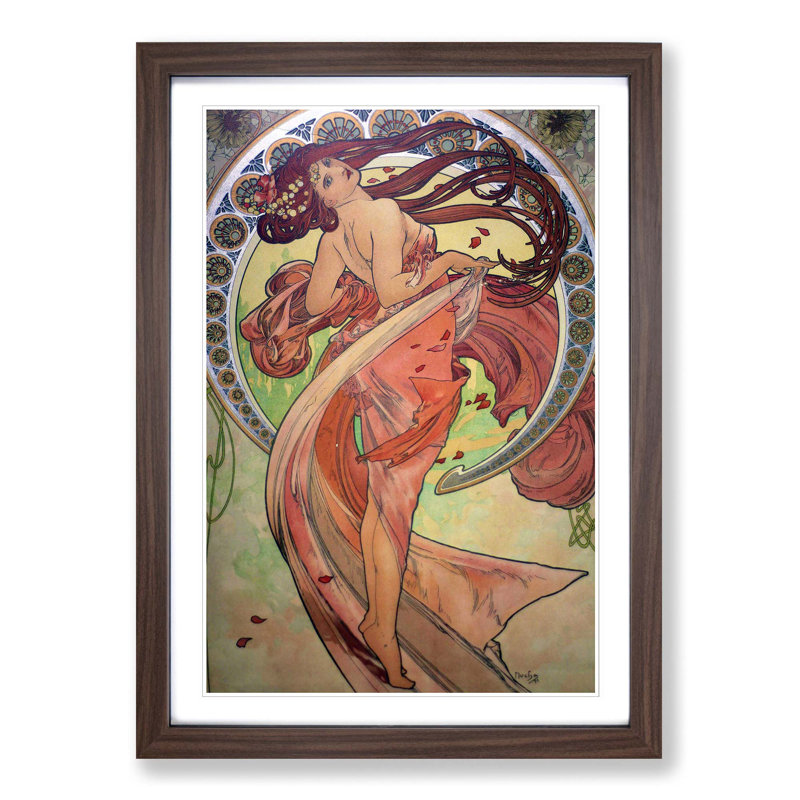 Single Picture Frame Print, Walnut