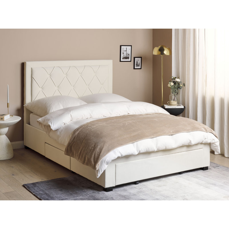 Aydan Upholstered Storage Bed, European Double (140 x 200cm)