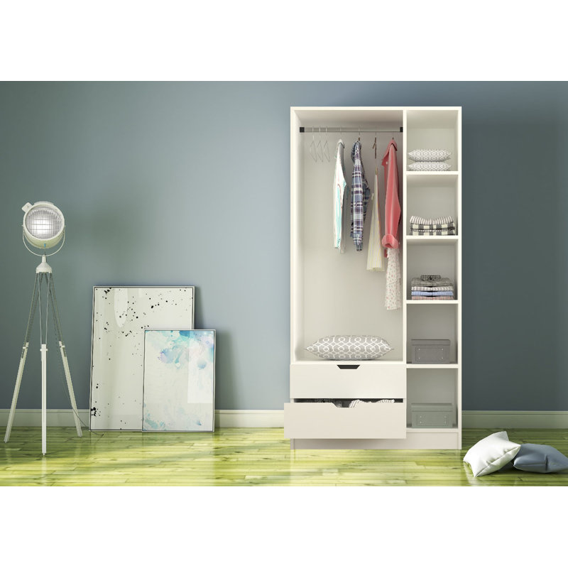 Lafrederick 3 Door Manufactured Wood Wardrobe