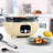 MegaChef 6.5 Liter Oval Electric Slow Cooker in Turquoise with Black Pot-110369534