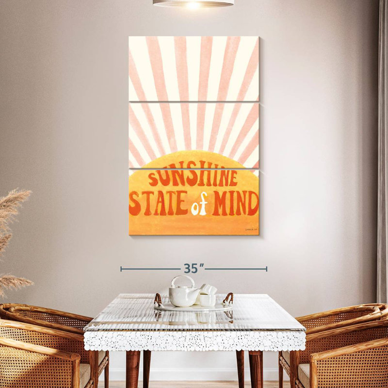 Tergel Sunshine Mind, 50" H x 32" W