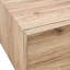  Table basse en bois aggloméré clair 39,3 po x 23,6 po x 11,8 po Table d'appoint rectangulaire simple et élégante en bois