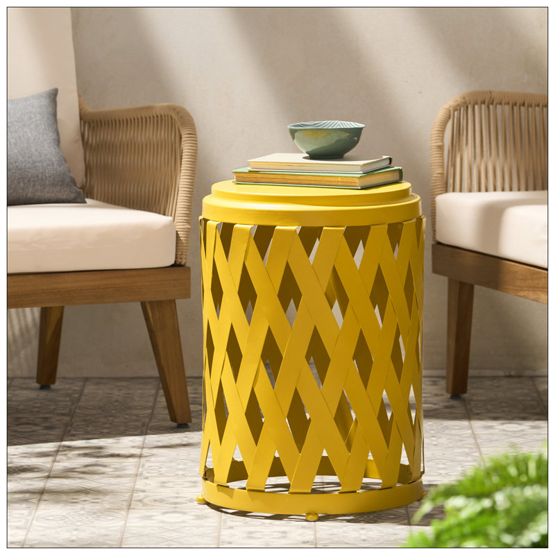Table d'appoint SELEN 15, Jaune
