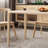 Japanese style solid wood rectangular dining table-107149660
