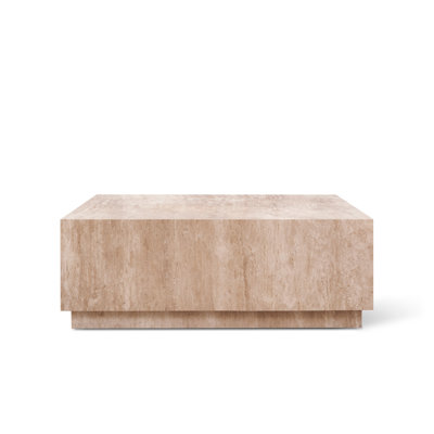 Rocoer Travertine stone SQ Coffee Table