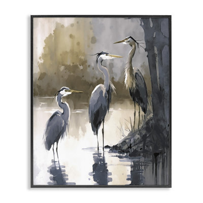 Az-183-encadré vue sur le lac Herons par Ray Powers