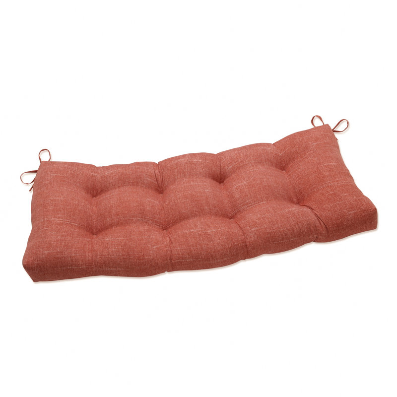 Coussin de siège intérieur / extérieur Bisque, Bleu, H 5 po x l 44 po x P 18 po