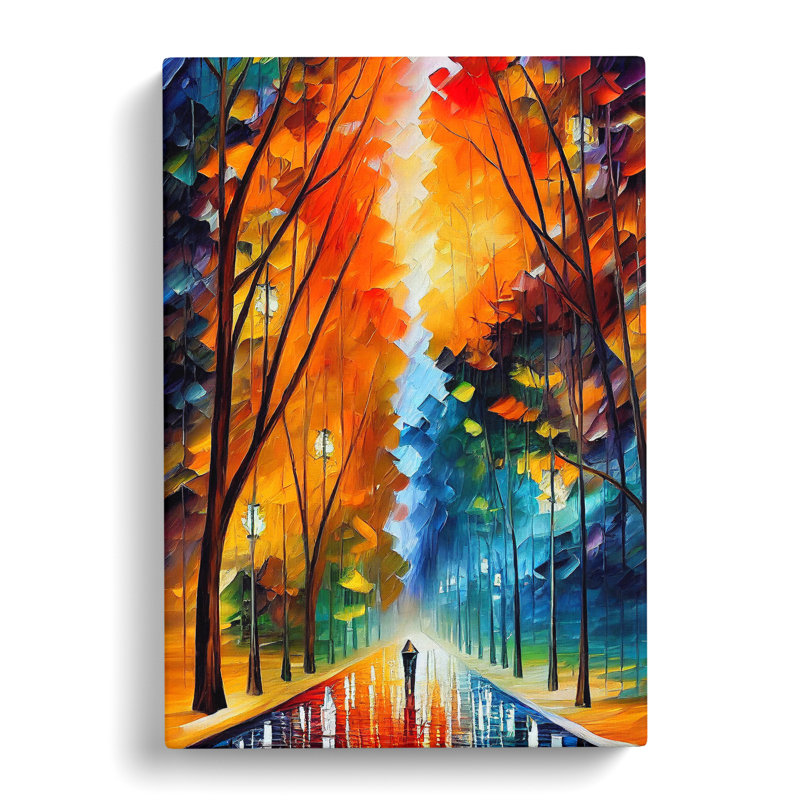 Forest Woodland In Colour No.1 - Wrapped Canvas, 50cm H x 35cm W x 3cm D