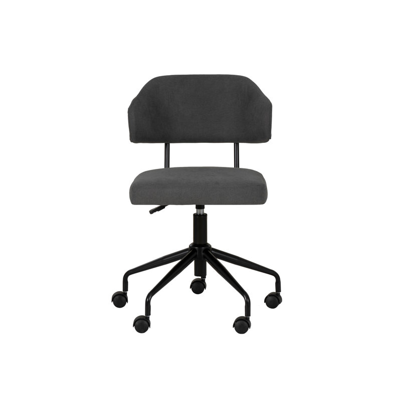 Tessa Swivel Office Chair, Gray