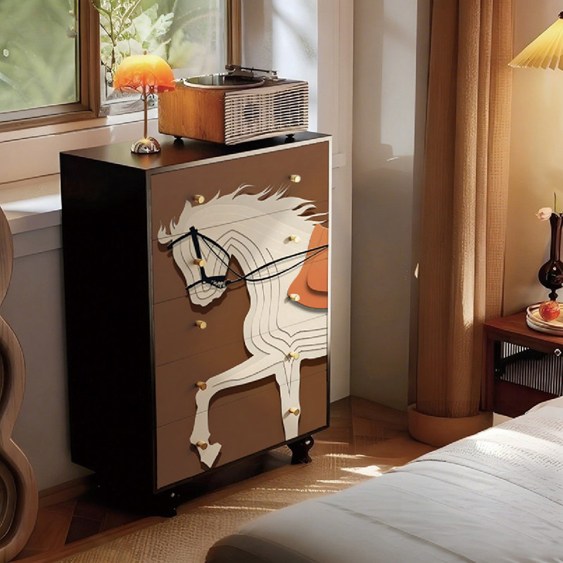 Commode de rangement de style français rétro