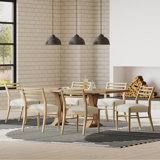 6 - Person Extendable Trestle Dining Set