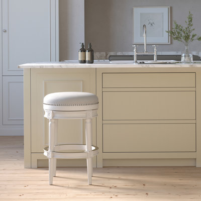 Chapman Swivel Barstool with Customizable Height