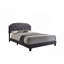 Lit, lit en tissu gris Tradilla