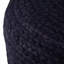Lydia 18"W Hand Braided Jute Boho Round Pouf in Navy and Natural-2080684236