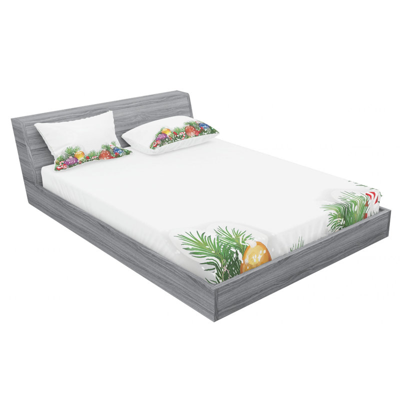 Microfiber Sheet Set, Queen Sheet Set with Fitted Sheet