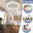 Armelia Ceiling Fan with LED Lights