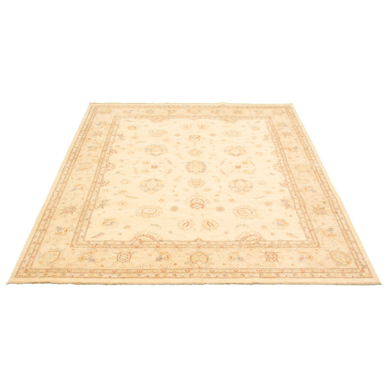 Tapis unique en laine noué à la main 7 pi 10 po x 9 pi 10 po nouvel âge Hadil