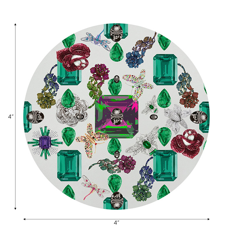 Boîte à bijoux Emeralds, Blanc